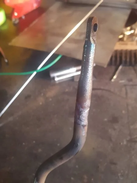After welding.