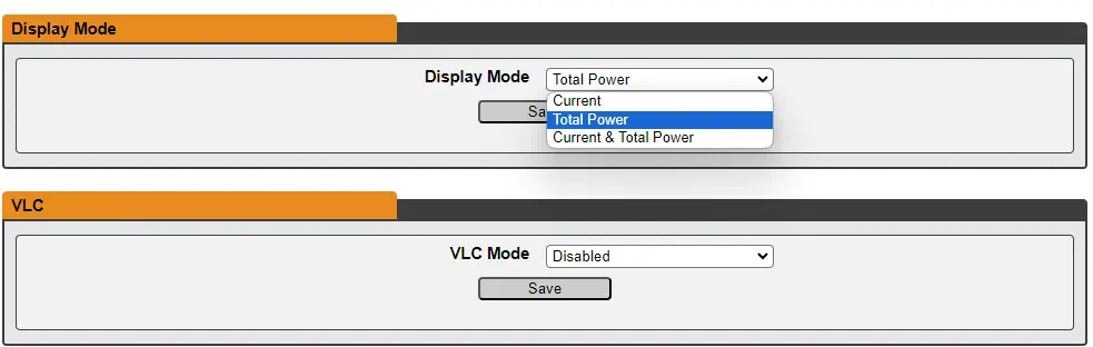 Display Options
